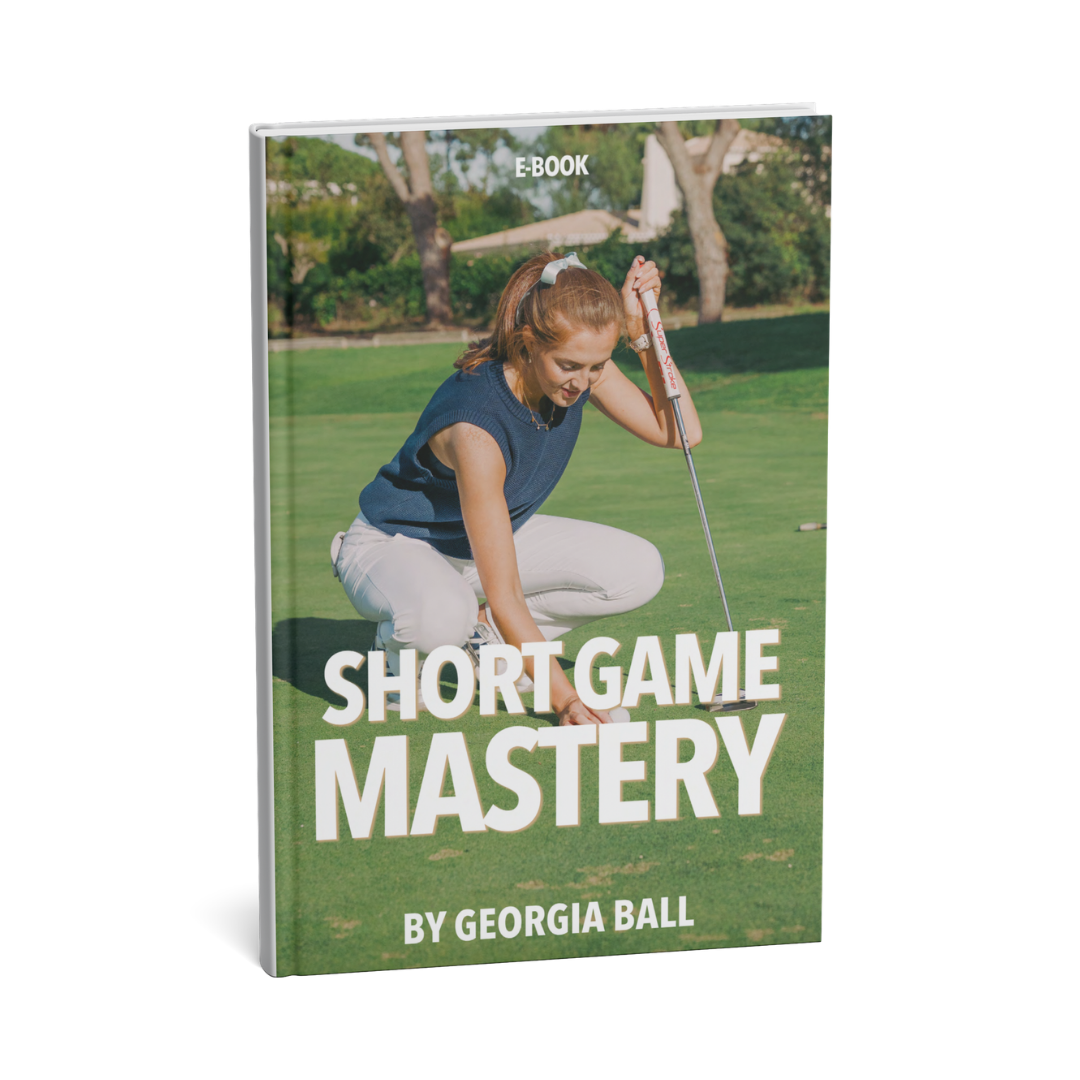 Book titled 'Short Game Mastery' by Georgia Ball on a white background